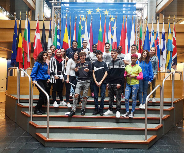 Un groupe de l'e2c67 visite le parlement européen à Strasbourg